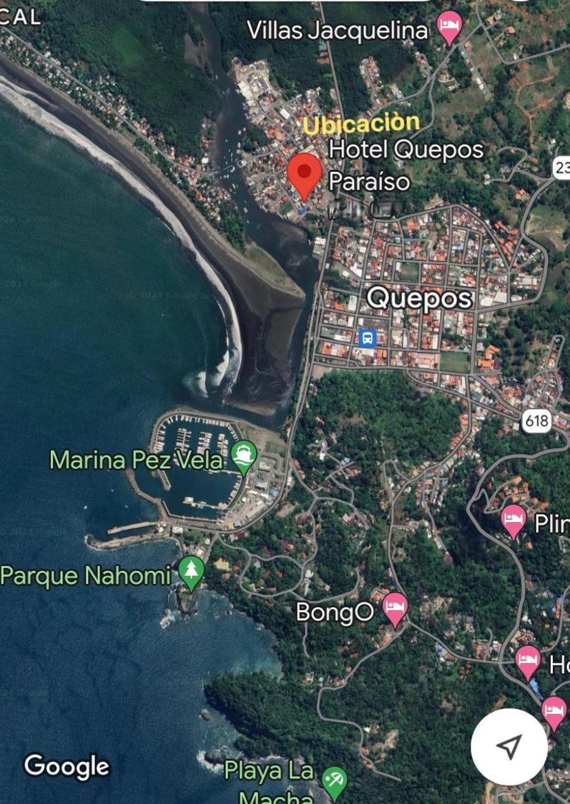 Hospedaje Quepos Bagian luar foto
